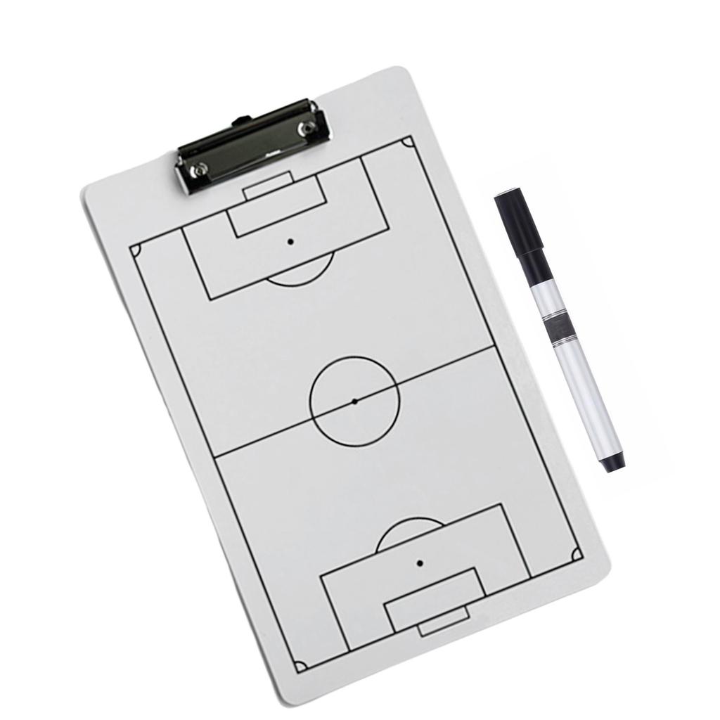 Sportovní strategické koučovací tabule 13,78x8,66 palce Přenosné pro basketbal / volejbal / házenou / fotbal Kreslicí fix
