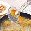New Creative Stainless Steel Spoon Fried Food Clip Kitchen Food Oil Filter Clip Foods Filter Mesh Clips Fried French Fries Clips