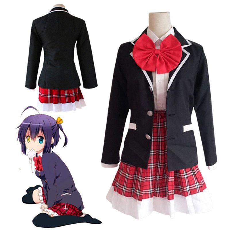 Delusions Love Chunibyoother Rikka Takanashi School Uniform Costume Cosplay