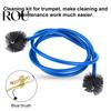Corrosion Resistant 1 Set Trumpet Maintenance Kit Bendable Grasp Comfortably Accessory Snake Brush Mouthpiece Cornet Cleaning for Fine Workmanship