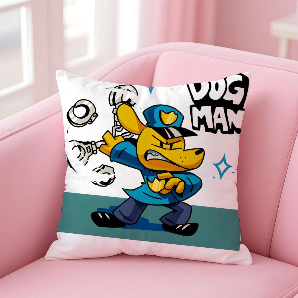 Poszewka na poduszkę Anime D-Dogman do domu i samochodu, wielofunkcyjna - Dwustronna, Miękka i Trwała do codziennego użytku