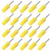20Pcs Pin Banana Plug 2mm Nickel Plated Brass Male Waterproof Connector Accessory Set KitYellow