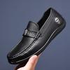New Men's Doudou Shoes Leather Men's Casual Leather Shoes Fashion Dad Gloping Men's Shoes