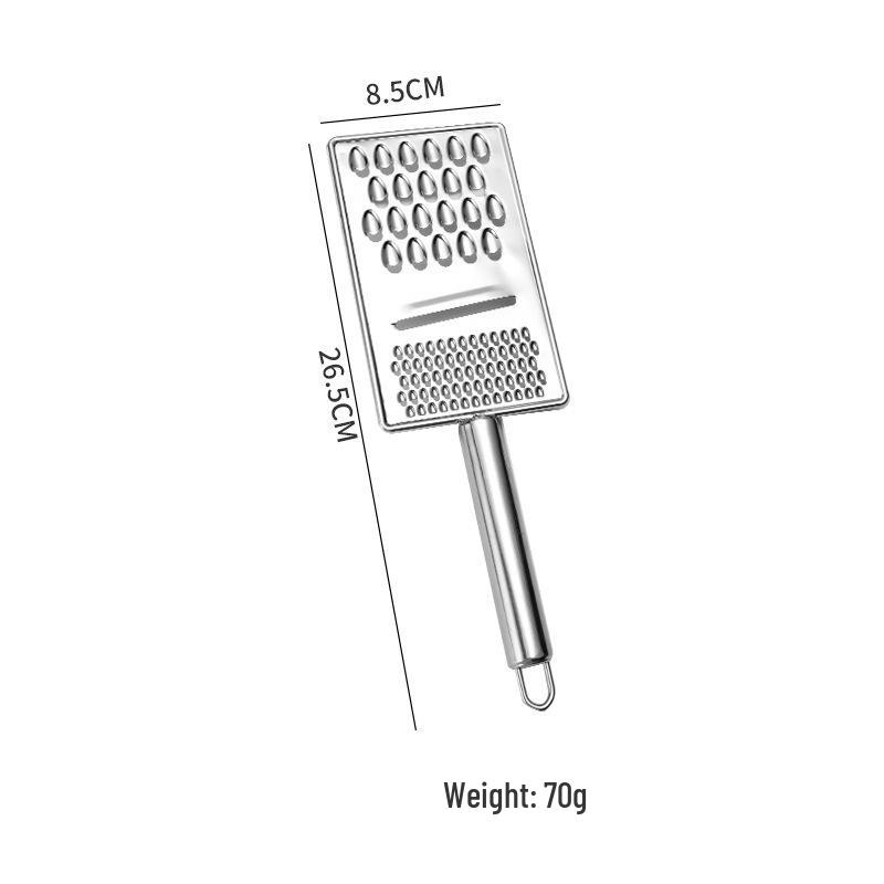 Bow-Shaped Multifunctional Stainless Steel Grater for Cheese, Vegetables, Radishes, and Ginger.