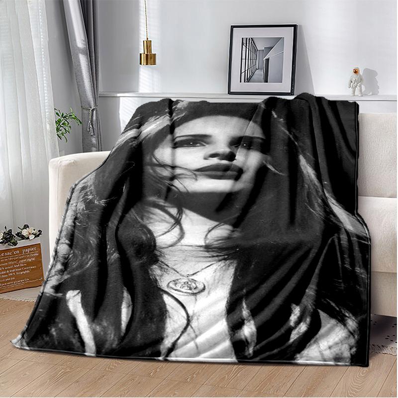 Lana Del Rey Sängerin Lizzy Grant HD Decke, Weiche Überwurfdecke für Zuhause Schlafzimmer Bett Sofa Picknick Reise Büro Abdeckdecke Kinder