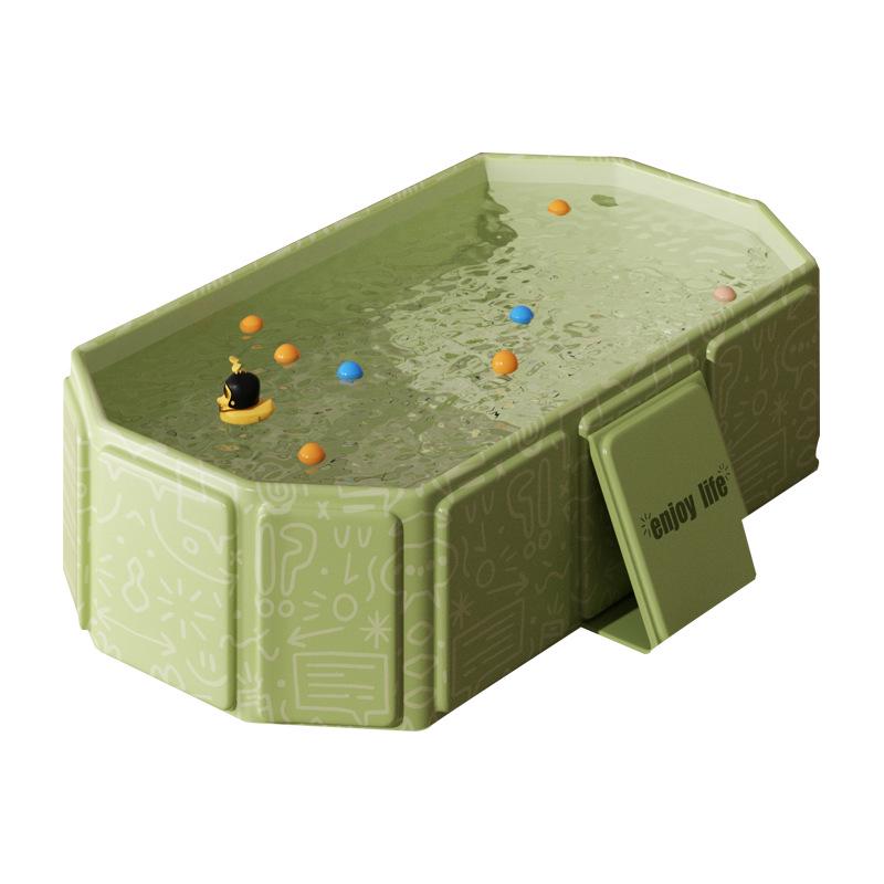 Jiashu Foldable Indoor Baby Bathtub - Thickened, Enlarged & Lengthened for Children