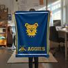 North Carolina A&T Aggies Print Flannel Blanket High Quality Warm Comfortable Cover for All Seasons Perfect for Gifts Home Decor