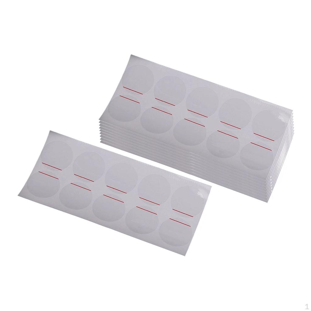 10 Pieces of Protective Film for Watch Backs, -thin, Transparent PE Stickers Maintenance