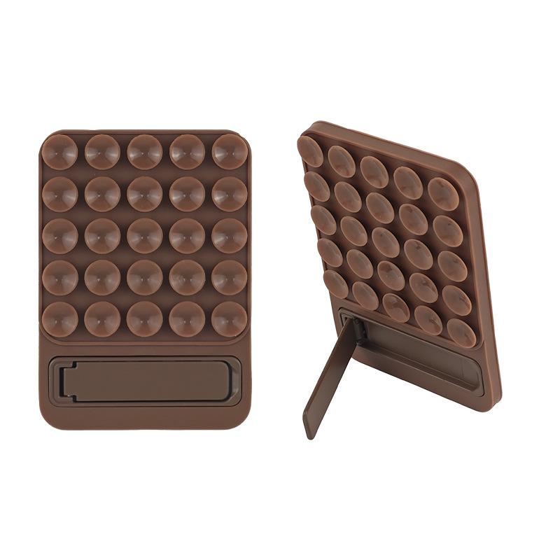 Silicone Anti-Slip Suction Cup Holder for Glass and Desktop