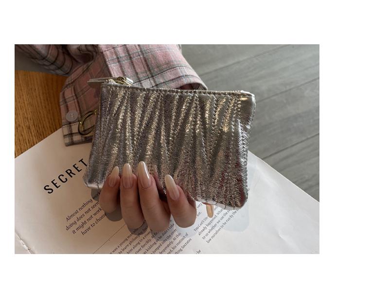 Embroidered Cowhide Leather Coin Purse & Card Holder with Zipper – Women's Key & Lipstick Storage Handbag.