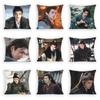 1Pc Zhu Yu Xie Zheng Pillow Cover, Polyester 2D Double-Sided Print, Zhang Linghe Ancient Drama Character Art, C-Drama Fan Home &