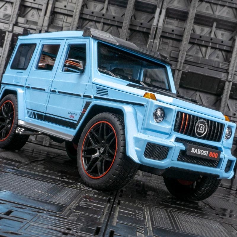 

CZ18102 Mercedes-Benz Brabus G800 Большая модель внедорожника. белый