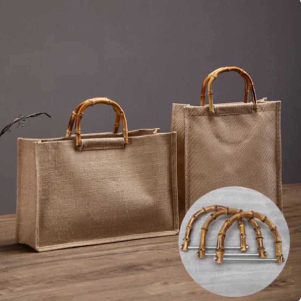 

D-образная D-образная бамбуковая ручка для сумки, бамбуковая ручка для самостоятельной замены сумки, ремень для сумки на плечо