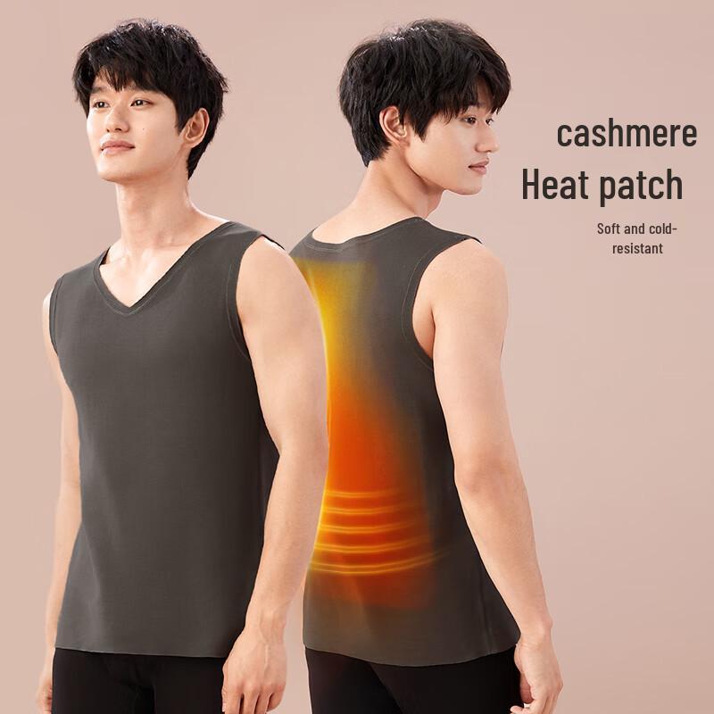 

Urban Beauty Men s Cashmere Blend Thermal Vest XL