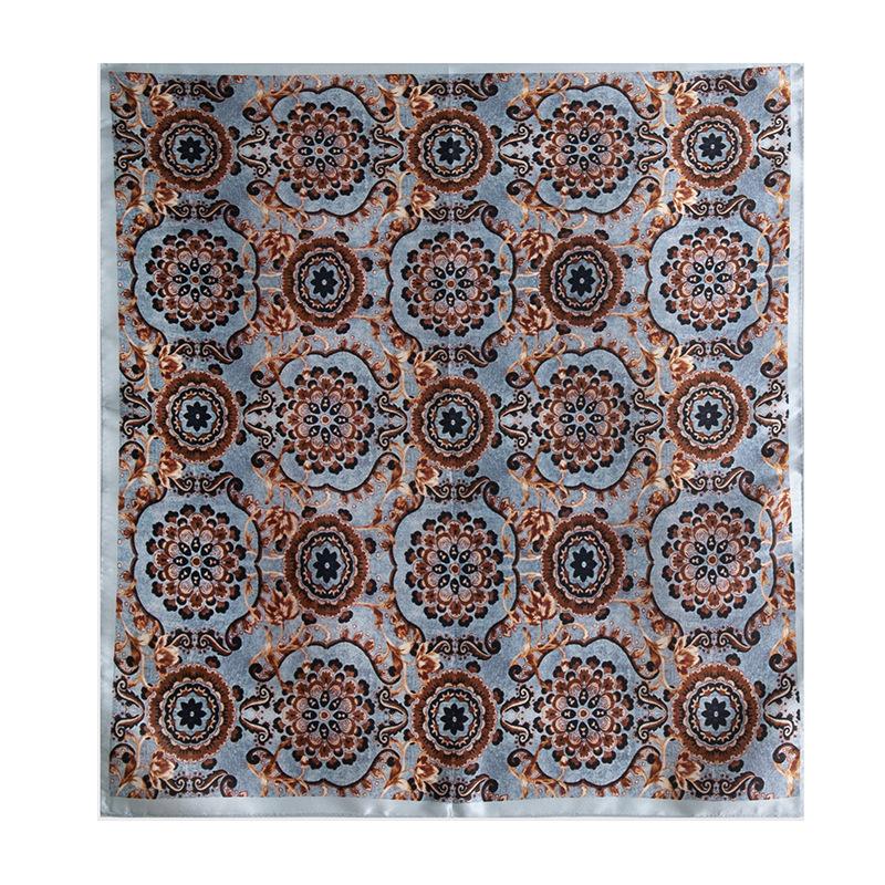 Mulberry Silk Women's Autumn Print Square Scarf: High-End Luxury Fashion Neck Scarf & Shawl