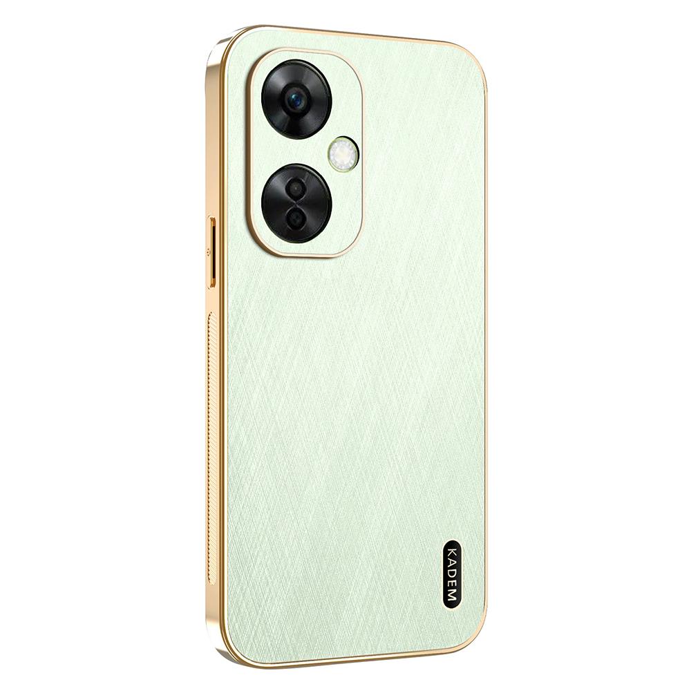 

KADEM For OnePlus Nord CE 3 Lite 5G/Nord N30 5G Case Electroplating Silk Texture PU+TPU Phone Back Cover Green
