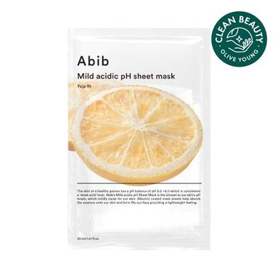 Aviv Slightly Acidic pH Sheet Mask Yuzu Fit 1 Sheet