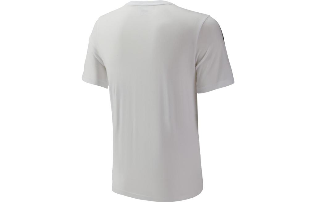 Men's PUMA T-Shirts Men's White Crew Neck Moderate Straight Fit