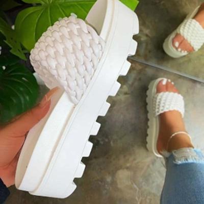 Női szandálok Nyári divat Női Strandcipők Női Wedge Peep Toe Alkalmi platform kültéri szandálok Női Nagy méretű