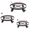 Heavy Duty Plant Pots Stand Trolley for Easy Movement of Large Pots and Planter with Brake Wheels Indoor and Outdoor Use