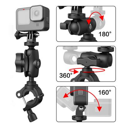 +GOPRO11 Fahrrad- und Motorrad-Reitrekorderhalter Telefonhalter Lenkerhalter