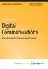 The Digital Communications : Introduction To Communication Systems Book