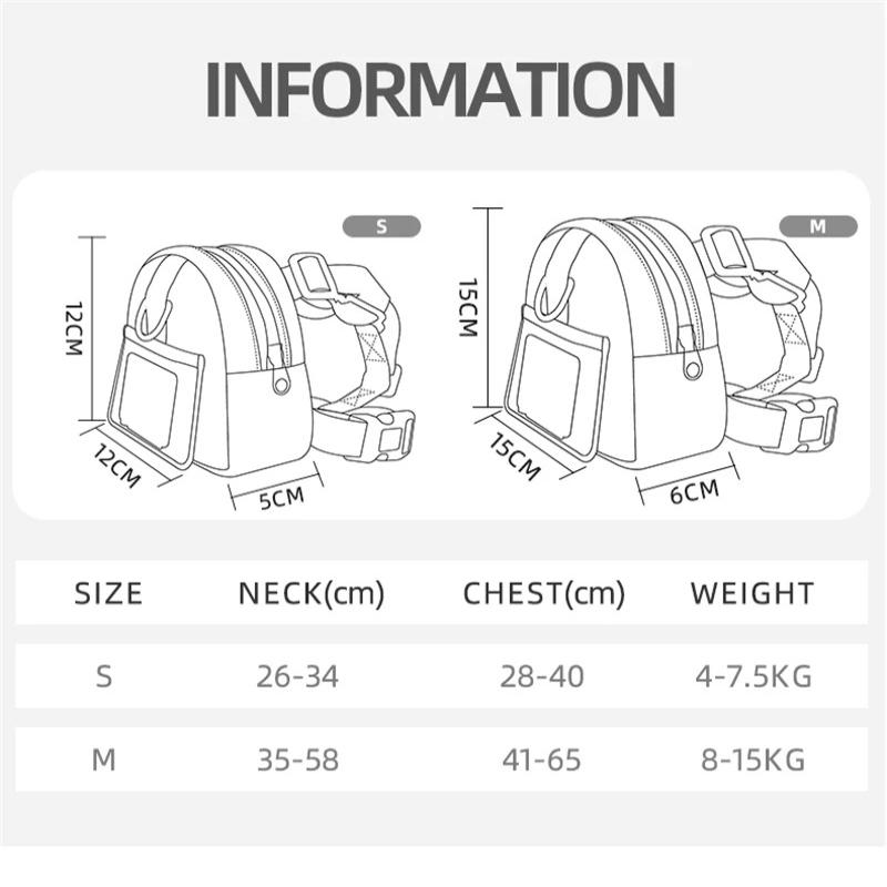 1pc Waterproof Pet Backpack for Dog Puppy Travel Bag with Harness Outdoor Carrier French Bulldog Accessories