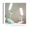 2pcs Book Light Desk Lamps for Home Study Aesthetic, Kids Clip-On Rechargeable LED Lamps, Adjustable Brightness