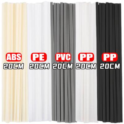 PP/PE/PVC/ABS Plastic Welding Rod Set 20cm for Bumper Repair Weld Supplies Plastic Weld Torch Polypropylene Welding Rod 50pcs