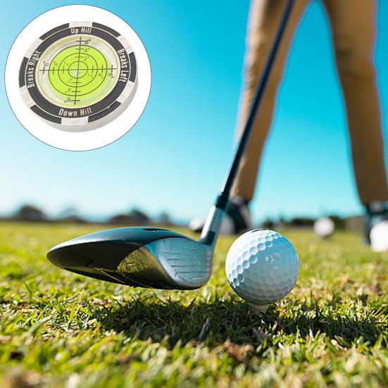 Magnetic Golf Green Reader High-Precision Compact Size Lightweight Portable Bubble Level Golf Putting Green Reading Aid
