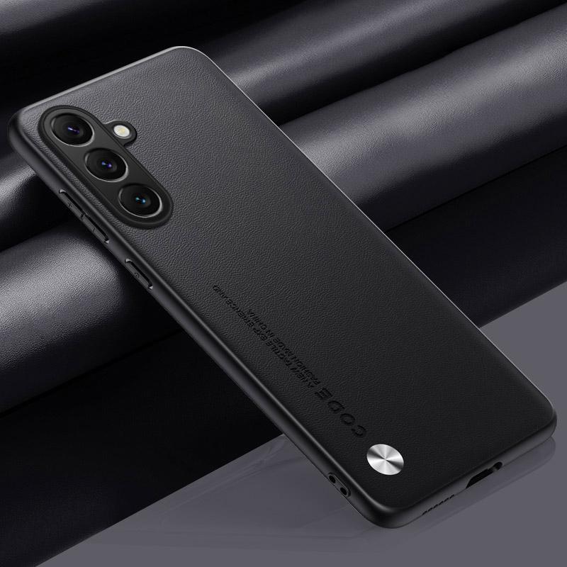 Luxury PU Leather Case For Samsung S25 Edge S24 S23 S22 S21 S20 FE Plus Note 20 Ultra Cover Silicon Protection Phone Case