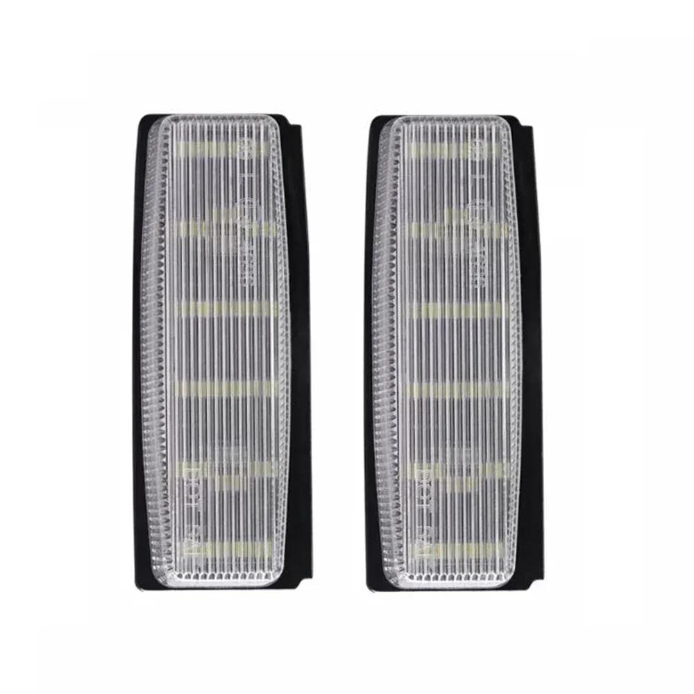 2pcs Clear Lens LED License Plate Lamp Register Number Plate Light For Miata MX-5 2006-2015