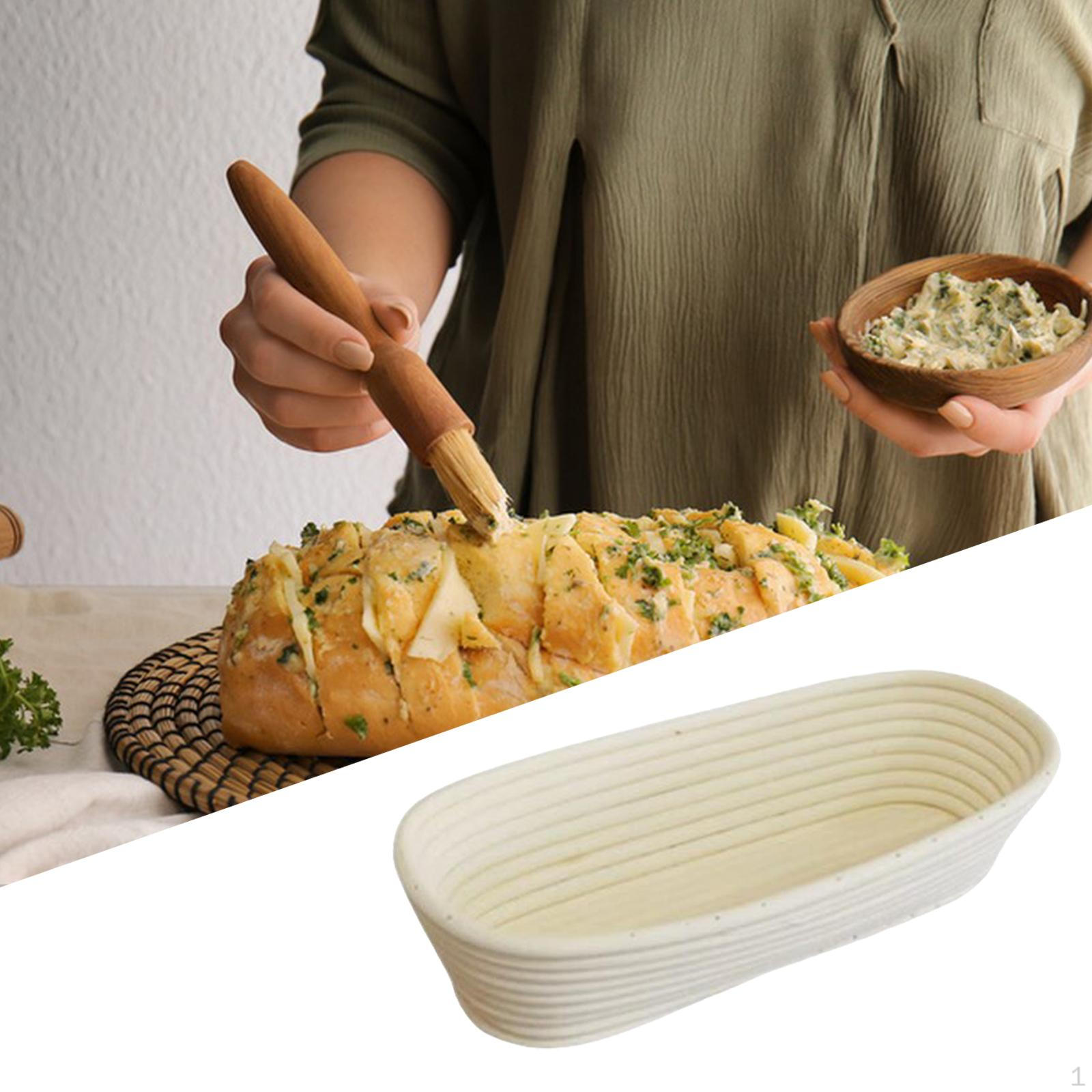 

Корзина для расстойки хлеба, корзина 30x14x7 см, ротанг, универсальное использование, большие овальные корзины с фруктами no liner