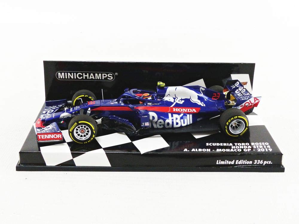 

Minichamps Scale Resin Scuderia Toro Rosso Honda STR14 2019 F1 Monaco GP 1/43 #23 A. Albon,