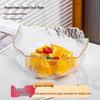 2024 Luxury Glass Fruit Plate for Living Room Coffee Table - Ideal for Snacks and Dried Fruits