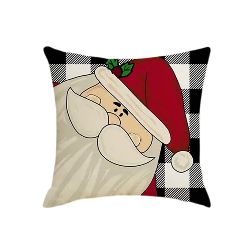 New Christmas Printed Pillow Case Sofa Bedroom Living Room Decorative Pillow Cushion Waist