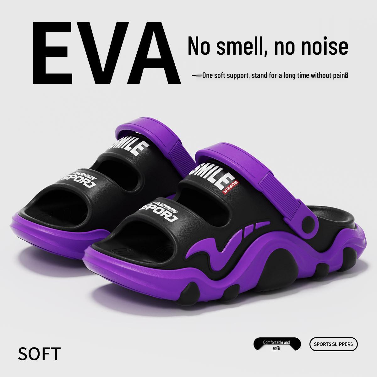 Men s 2026 Trendy Non-slip Wear-resistant EVA Sandals - Squishy Two-way Flip-flops for Home & Outdoor Use 44-45