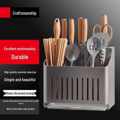 Kitchen Knife & Chopstick Storage Rack