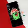 Cottagecore Fruit Strawberry Frog Case For Huawei P50 Pro P20 P30 P40 Lite P Smart 2019 Nova 9 5T Cover For Honor 50 8X 9X