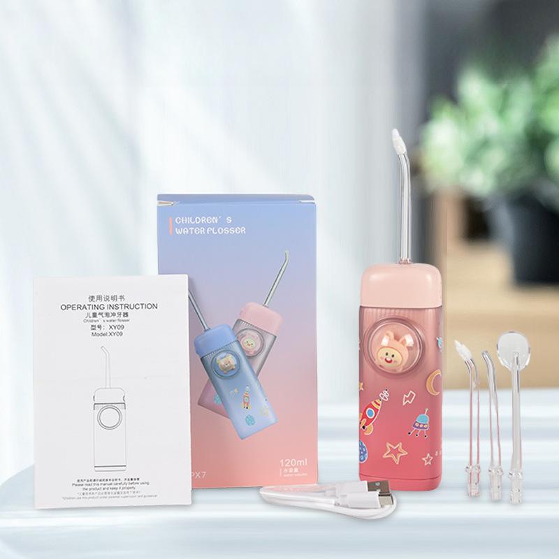 Zahnirrigator für Kinder zur Entfernung von Zahnverfärbungen. Wasserdichte elektrische Zahnreinigungsmaschine für Kieferorthopädie Handheld Wasserseide Zahnseide Schönheitsgerät