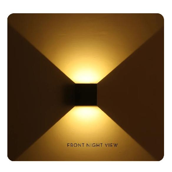 6W/10W LED Wall Light Outdoor Waterproof IP65 Porch Garden Wall Lamp & Indoor Bedroom Bedside Decoration Lighting Lamp Aluminum