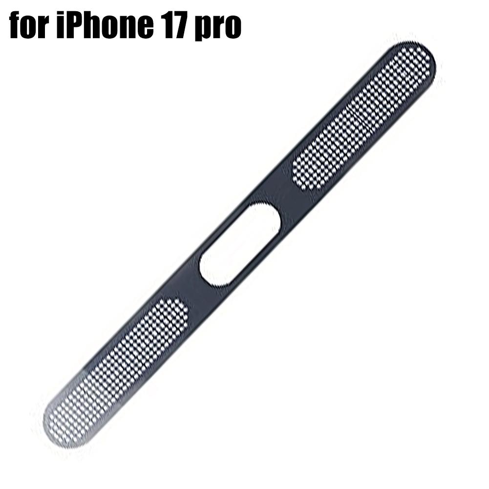 2Pcs Metal Dustproof Net Sticker For iPhone 17 Air 17 Pro Max Easy Install Earpiece Speaker Hole Anti-dust Mesh Protection Cap
