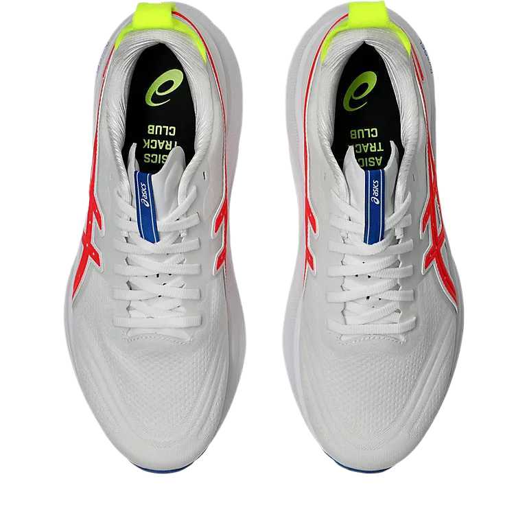 Asics Gel Kayano 32 Pakiet Track Club - Koralowy Flash Męskie Sneakersy Białe 1011C132-100
