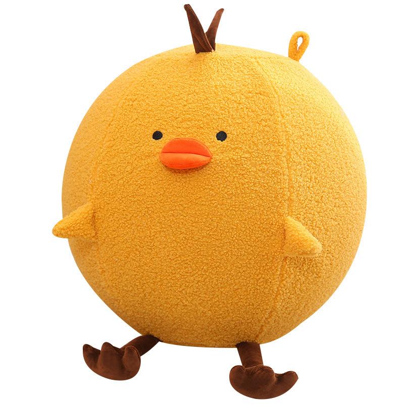 Large Round Ball Yoga Ball Pillow Plush Toy Doll Panda Crocodile Doll
