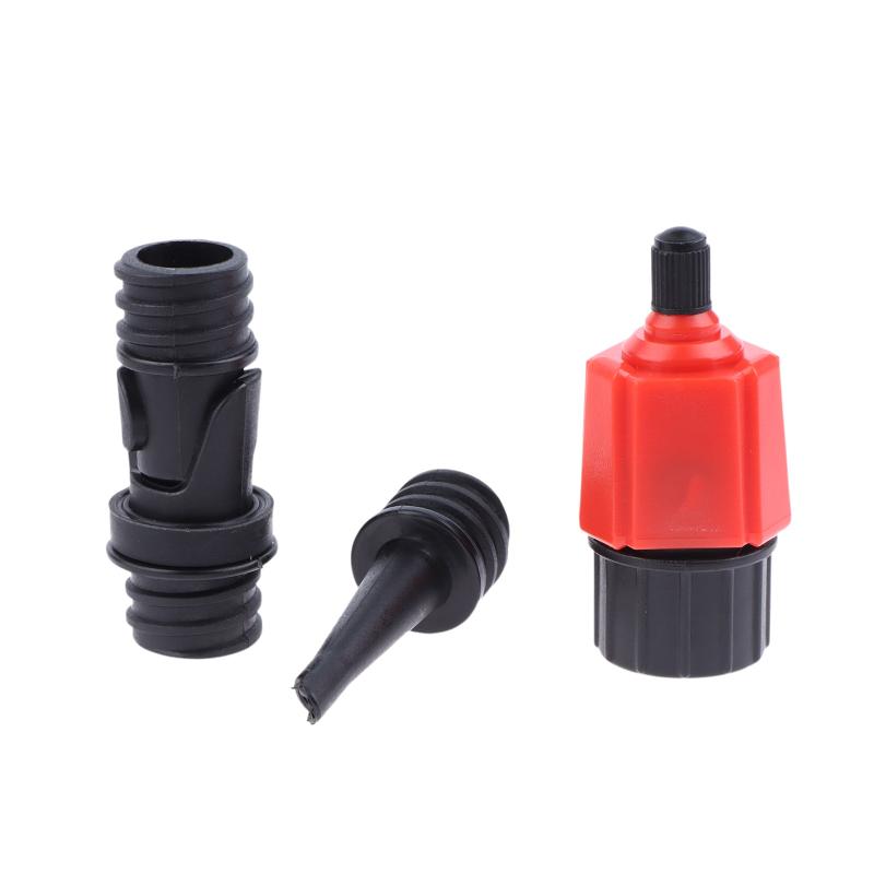 New Inflatable SUP Pump Valve Adapter Set - Standard Air Valve Adapter With 4 Nozzles, Air Pump Converter For Kayaking Surfboard