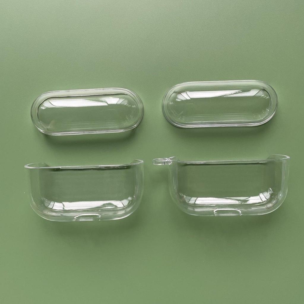 AirPods Pro 2 Transparent Hard Shell Case, Compatible with AirPods 3 & 4, Soft Protective Cover