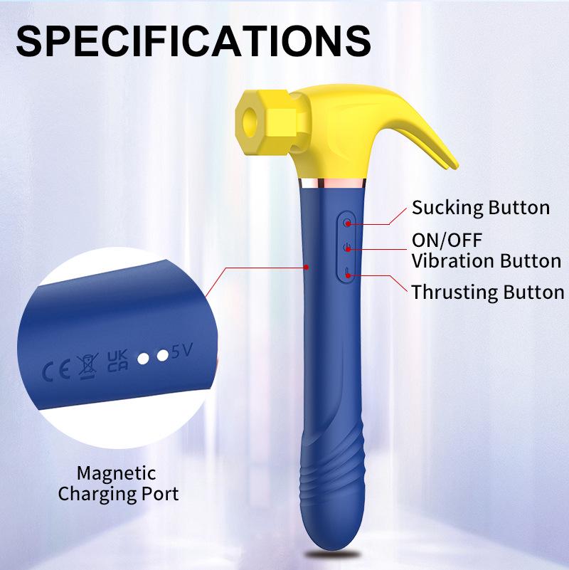 New Multi-Function Vibrating and Telescopic Massager for Women
