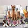 1PC Animals and textures Print FlAannel Blanket, High quality Comfortable for All Seasons, Home Decor, Warmth and Comfort