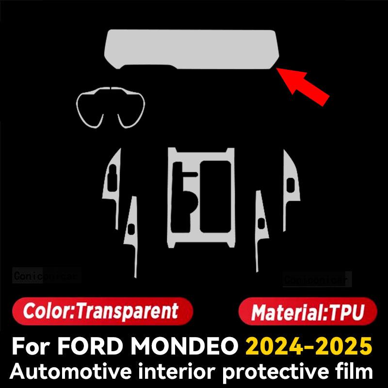 

For FORD MONDEO 2024 2025 Car Interior Center Console Transparent TPU Protective Film Anti-scratch Repair Accessories RHD