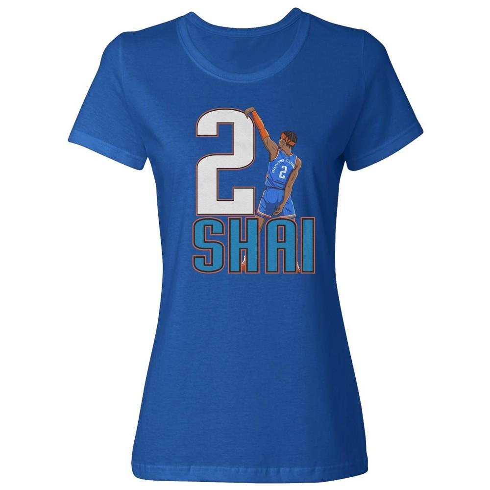 Shai-Inspired Basketball Design - Oklahoma Fans Ladies  Crewneck T-Shirt Unisex T-Shirt XXL
